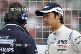 05.07.2008 Silverstone, England,  Kazuki Nakajima (JPN), Williams F1 Team - Formula 1 World Championship, Rd 9, British Grand Prix, Saturday Practice