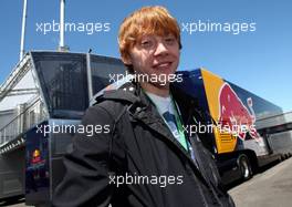 05.07.2008 Silverstone, England,  Rupert Grint (GBR), Actor from the Harry Potter movies - Formula 1 World Championship, Rd 9, British Grand Prix, Saturday