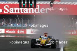 05.07.2008 Silverstone, England,  Fernando Alonso (ESP), Renault F1 Team  - Formula 1 World Championship, Rd 9, British Grand Prix, Saturday Practice