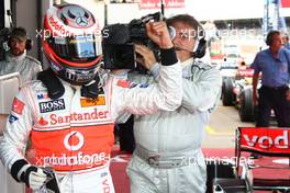 05.07.2008 Silverstone, England,  pole sitter Heikki Kovalainen (FIN), McLaren Mercedes - Formula 1 World Championship, Rd 9, British Grand Prix, Saturday Qualifying