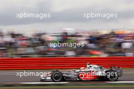 05.07.2008 Silverstone, England,  Heikki Kovalainen (FIN), McLaren Mercedes  - Formula 1 World Championship, Rd 9, British Grand Prix, Saturday Practice