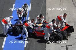 05.07.2008 Silverstone, England,  Lewis Hamilton (GBR), McLaren Mercedes, MP4-23 - Formula 1 World Championship, Rd 9, British Grand Prix, Saturday Qualifying