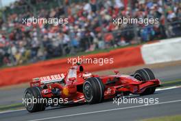 05.07.2008 Silverstone, England,  Kimi Raikkonen (FIN), Räikkönen, Scuderia Ferrari, F2008 - Formula 1 World Championship, Rd 9, British Grand Prix, Saturday Qualifying