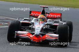 05.07.2008 Silverstone, England,  Lewis Hamilton (GBR), McLaren Mercedes, MP4-23 - Formula 1 World Championship, Rd 9, British Grand Prix, Saturday Practice