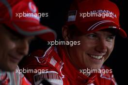 05.07.2008 Silverstone, England,  Kimi Raikkonen (FIN), Räikkönen, Scuderia Ferrari - Formula 1 World Championship, Rd 9, British Grand Prix, Saturday Press Conference