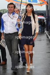 06.07.2008 Silverstone, England,  Elisabetta Gregoraci (ITA), Wife of Flavio Briatore (ITA) - Formula 1 World Championship, Rd 9, British Grand Prix, Sunday