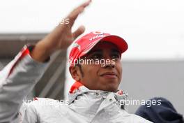 06.07.2008 Silverstone, England,  Lewis Hamilton (GBR), McLaren Mercedes  - Formula 1 World Championship, Rd 9, British Grand Prix, Sunday