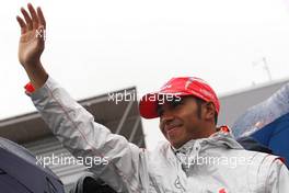 06.07.2008 Silverstone, England,  Lewis Hamilton (GBR), McLaren Mercedes  - Formula 1 World Championship, Rd 9, British Grand Prix, Sunday