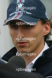 03.07.2008 Silverstone, England,  Robert Kubica (POL),  BMW Sauber F1 Team - Formula 1 World Championship, Rd 9, British Grand Prix, Thursday