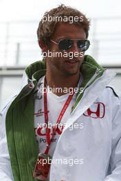 03.07.2008 Silverstone, England,  Jenson Button (GBR), Honda Racing F1 Team - Formula 1 World Championship, Rd 9, British Grand Prix, Thursday
