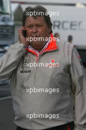 03.07.2008 Silverstone, England,  Norbert Haug (GER), Mercedes, Motorsport chief - Formula 1 World Championship, Rd 9, British Grand Prix, Thursday