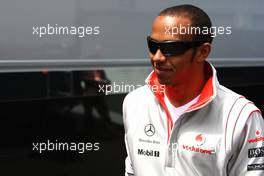 03.07.2008 Silverstone, England,  Lewis Hamilton (GBR), McLaren Mercedes - Formula 1 World Championship, Rd 9, British Grand Prix, Thursday