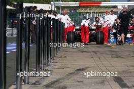 03.07.2008 Silverstone, England,  Toyota F1 Team - Formula 1 World Championship, Rd 9, British Grand Prix, Thursday