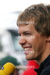 03.07.2008 Silverstone, England,  Sebastian Vettel (GER), Scuderia Toro Rosso  - Formula 1 World Championship, Rd 9, British Grand Prix, Thursday