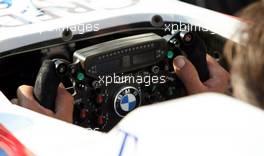 03.07.2008 Silverstone, England,  BMW Sauber F1 Team, steering wheel - Formula 1 World Championship, Rd 9, British Grand Prix, Thursday