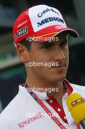 03.07.2008 Silverstone, England,  Adrian Sutil (GER), Force India F1 Team - Formula 1 World Championship, Rd 9, British Grand Prix, Thursday