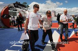 03.07.2008 Silverstone, England,  Lewis Hamilton (GBR), McLaren Mercedes - Formula 1 World Championship, Rd 9, British Grand Prix, Thursday