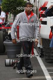 03.07.2008 Silverstone, England,  Lewis Hamilton (GBR), McLaren Mercedes - Formula 1 World Championship, Rd 9, British Grand Prix, Thursday
