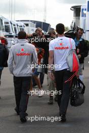 03.07.2008 Silverstone, England,  Lewis Hamilton (GBR), McLaren Mercedes - Formula 1 World Championship, Rd 9, British Grand Prix, Thursday