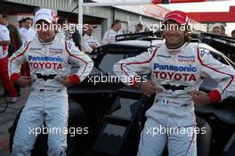 03.07.2008 Silverstone, England,  Timo Glock (GER), Toyota F1 Team, Jarno Trulli (ITA), Toyota Racing - Formula 1 World Championship, Rd 9, British Grand Prix, Thursday