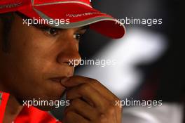 03.07.2008 Silverstone, England,  Lewis Hamilton (GBR), McLaren Mercedes - Formula 1 World Championship, Rd 9, British Grand Prix, Thursday Press Conference