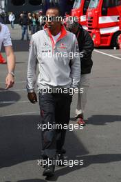 03.07.2008 Silverstone, England,  Lewis Hamilton (GBR), McLaren Mercedes - Formula 1 World Championship, Rd 9, British Grand Prix, Thursday