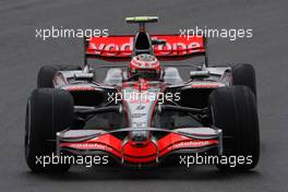 18.07.2008 Hockenheim, Germany,  Heikki Kovalainen (FIN), McLaren Mercedes, MP4-23, Running 2 different sidepods - Formula 1 World Championship, Rd 10, German Grand Prix, Friday Practice