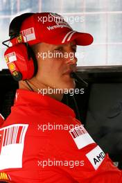 18.07.2008 Hockenheim, Germany,  Michael Schumacher (GER), Test Driver, Scuderia Ferrari  - Formula 1 World Championship, Rd 10, German Grand Prix, Friday Practice