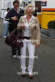 18.07.2008 Hockenheim, Germany,  Corina Schumacher (GER), Corinna, Wife of Michael Schumacher - Formula 1 World Championship, Rd 10, German Grand Prix, Friday