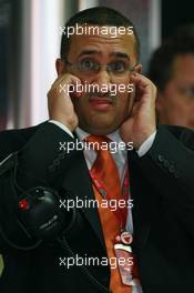 18.07.2008 Hockenheim, Germany,  Muhammed Al Khalifa (BHR) Chairman of Bahrain circuit and McLaren shareholder - Formula 1 World Championship, Rd 10, German Grand Prix, Friday Practice