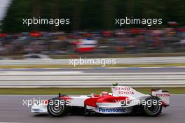 18.07.2008 Hockenheim, Germany,  Timo Glock (GER), Toyota F1 Team  - Formula 1 World Championship, Rd 10, German Grand Prix, Friday Practice
