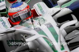 18.07.2008 Hockenheim, Germany,  Rubens Barrichello (BRA), Honda Racing F1 Team - Formula 1 World Championship, Rd 10, German Grand Prix, Friday Practice
