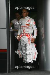 18.07.2008 Hockenheim, Germany,  Lewis Hamilton (GBR), McLaren Mercedes - Formula 1 World Championship, Rd 10, German Grand Prix, Friday Practice