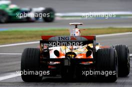 18.07.2008 Hockenheim, Germany,  Fernando Alonso (ESP), Renault F1 Team, R28 - Formula 1 World Championship, Rd 10, German Grand Prix, Friday Practice