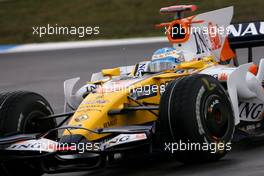 18.07.2008 Hockenheim, Germany,  Fernando Alonso (ESP), Renault F1 Team  - Formula 1 World Championship, Rd 10, German Grand Prix, Friday Practice