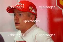18.07.2008 Hockenheim, Germany,  Kimi Raikkonen (FIN), Räikkönen, Scuderia Ferrari - Formula 1 World Championship, Rd 10, German Grand Prix, Friday Practice