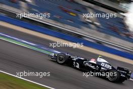 18.07.2008 Hockenheim, Germany,  Kazuki Nakajima (JPN), Williams F1 Team  - Formula 1 World Championship, Rd 10, German Grand Prix, Friday Practice