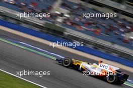 18.07.2008 Hockenheim, Germany,  Fernando Alonso (ESP), Renault F1 Team   - Formula 1 World Championship, Rd 10, German Grand Prix, Friday Practice