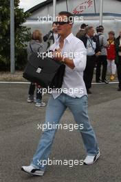 18.07.2008 Hockenheim, Germany,  Michael Schumacher (GER), Test Driver, Scuderia Ferrari - Formula 1 World Championship, Rd 10, German Grand Prix, Friday Practice