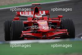 18.07.2008 Hockenheim, Germany,  Kimi Raikkonen (FIN), Räikkönen, Scuderia Ferrari, F2008 - Formula 1 World Championship, Rd 10, German Grand Prix, Friday Practice