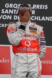 20.07.2008 Hockenheim, Germany,  1st, Winner, Lewis Hamilton (GBR), McLaren Mercedes, MP4-23 - Formula 1 World Championship, Rd 10, German Grand Prix, Sunday Podium