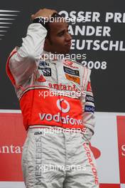 20.07.2008 Hockenheim, Germany,  1st, Winner, Lewis Hamilton (GBR), McLaren Mercedes, MP4-23 - Formula 1 World Championship, Rd 10, German Grand Prix, Sunday Podium