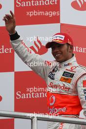 20.07.2008 Hockenheim, Germany,  1st, Winner, Lewis Hamilton (GBR), McLaren Mercedes, MP4-23 - Formula 1 World Championship, Rd 10, German Grand Prix, Sunday Podium