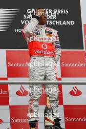 20.07.2008 Hockenheim, Germany,  Lewis Hamilton (GBR), McLaren Mercedes - Formula 1 World Championship, Rd 10, German Grand Prix, Sunday Podium