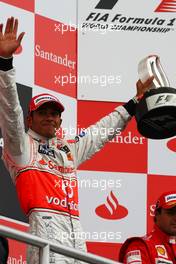 20.07.2008 Hockenheim, Germany,  1st place Lewis Hamilton (GBR), McLaren Mercedes - Formula 1 World Championship, Rd 10, German Grand Prix, Sunday Podium