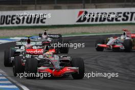 20.07.2008 Hockenheim, Germany,  Lewis Hamilton (GBR), McLaren Mercedes, MP4-23 - Formula 1 World Championship, Rd 10, German Grand Prix, Sunday Race