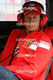 19.07.2008 Hockenheim, Germany,  Michael Schumacher (GER), Test Driver, Scuderia Ferrari - Formula 1 World Championship, Rd 10, German Grand Prix, Saturday Practice