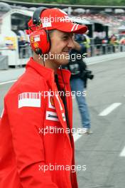 19.07.2008 Hockenheim, Germany,  Michael Schumacher (GER), Scuderia Ferrari - Formula 1 World Championship, Rd 10, German Grand Prix, Saturday Practice