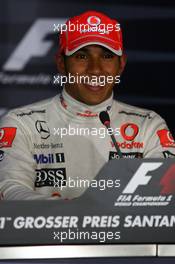 19.07.2008 Hockenheim, Germany,  Lewis Hamilton (GBR), McLaren Mercedes - Formula 1 World Championship, Rd 10, German Grand Prix, Saturday Press Conference