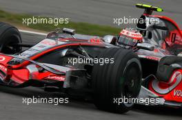 19.07.2008 Hockenheim, Germany,  Heikki Kovalainen (FIN), McLaren Mercedes, MP4-23 - Formula 1 World Championship, Rd 10, German Grand Prix, Saturday Practice